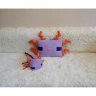 Плюшевый комплект Minecraft - Purple Axolotl