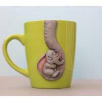 Кружка с декором Baby Elephant