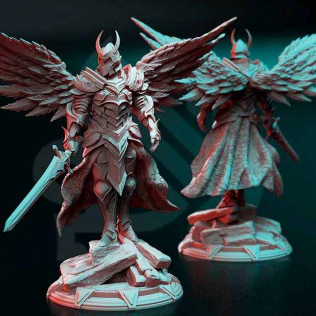 Фигурка Celestial Silros - Herald of the End (Unpainted)