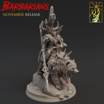 Фигурка Barbarian Rider (Unpainted)