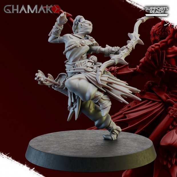 Фигурка Eastern archer with a dagger (Unpainted)