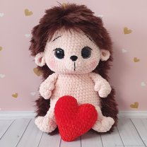 Мягкая игрушка Hedgehog With Heart