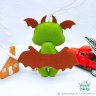 Мягкая игрушка Green Dragon with an Egg