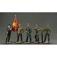 Набор фигурок Red Army Soldiers (5 шт) [Handmade]