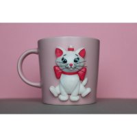 Кружка с декором Cat With Bow
