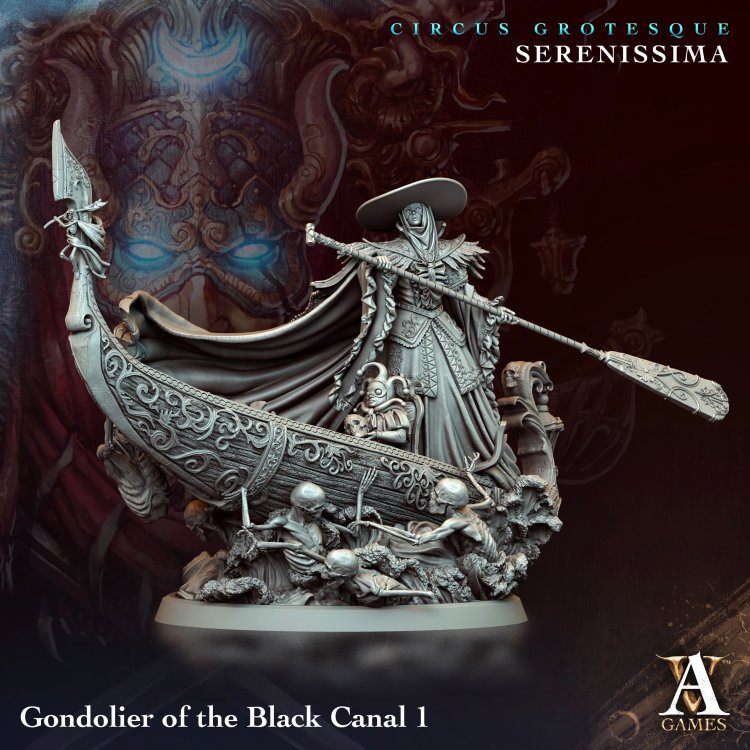 Фигурка Lorenza, gondolier of the Black Canals (Unpainted)