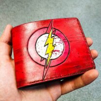 Кошелек DC Comics - Flash Logo Custom [Handmade]