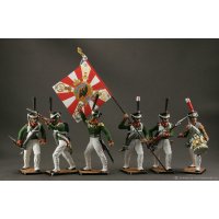 Набор фигурок Preobrazhensky Life Guards Regiment 1812 (5 шт)