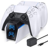 Зарядная станция для контроллеров PS5 (White)