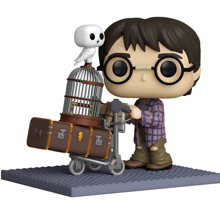 Фигурка POP Deluxe: Harry Potter 20th Anniversary - Harry Pushing Trolley