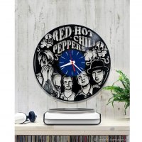 Часы настенные из винила Red Hot Chili Peppers [Handmade]