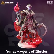 Фигурка Yunas - Agent of Illusion (Unpainted)