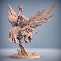 Фигурка Alvar the Giant-Crusher riding a griffin (Unpainted)