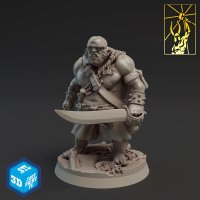 Фигурка Orc with a scar (Unpainted)