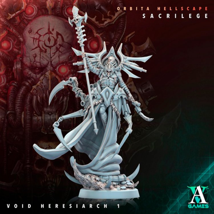 Фигурка Battle Cleric - Erysiarch of the Abyss (Unpainted)