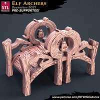 Фигурка Elf Archers - Bridge (Unpainted)