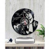 Часы настенные из винила The Rolling Stones - Mick Jagger [Handmade]