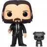 Фигурка POP Movies: John Wick - John in Black Suit with Dog Buddy