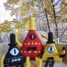Мягкая игрушка Gravity Falls - Angry Bill Cipher with 6 limbs (Big Size)