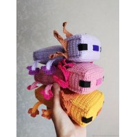 Мягкая игрушка Minecraft - Axolotl [Handmade]