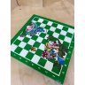Обиходные Шахматы Alice in Wonderland (Green) [Handmade]
