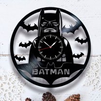Часы настенные из винила DC Comics - The Lego Batman [Handmade]