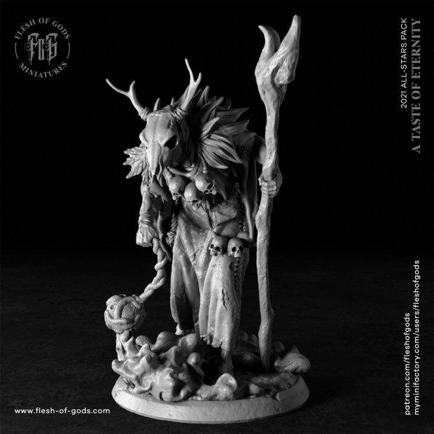 Фигурка Dark Druid (Unpainted)