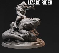 Фигурка Lizard Rider (Unpainted)