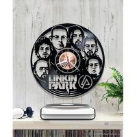 Часы настенные из винила Linkin Park V.2 [Handmade]