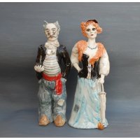 Фигурки Buratino - Cat Basilio And Fox Alice