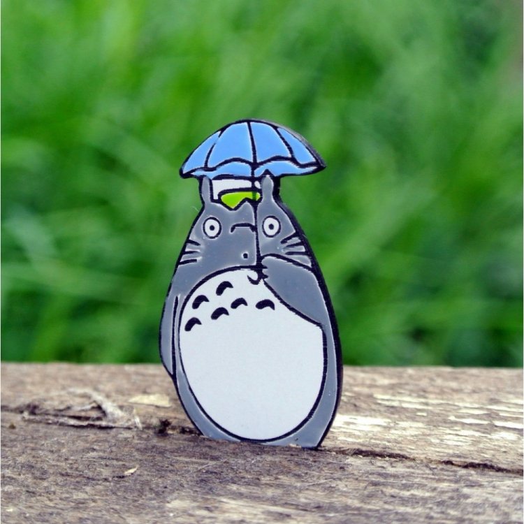 Брошь My Neighbor Totoro - Totoro with Umbrella