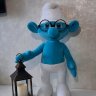 Мягкая игрушка The Smurfs - Brainy Smurf (60см)