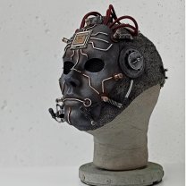 Маска Cyberpunk Robot Face