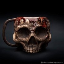 Кружка Bloody Skull - Realistic