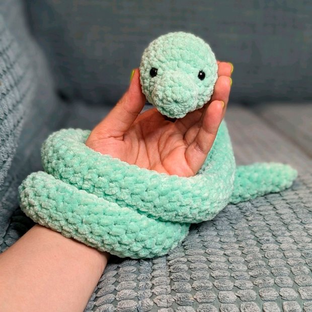 Мягкая Игрушка Mint Snake