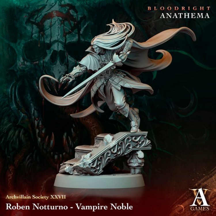 Фигурка Robin Notturno, The Noble Vampire (Unpainted)