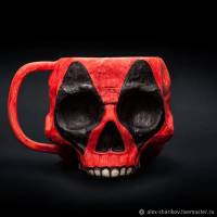 Кружка Marvel - Deadpool Skull [Handmade]
