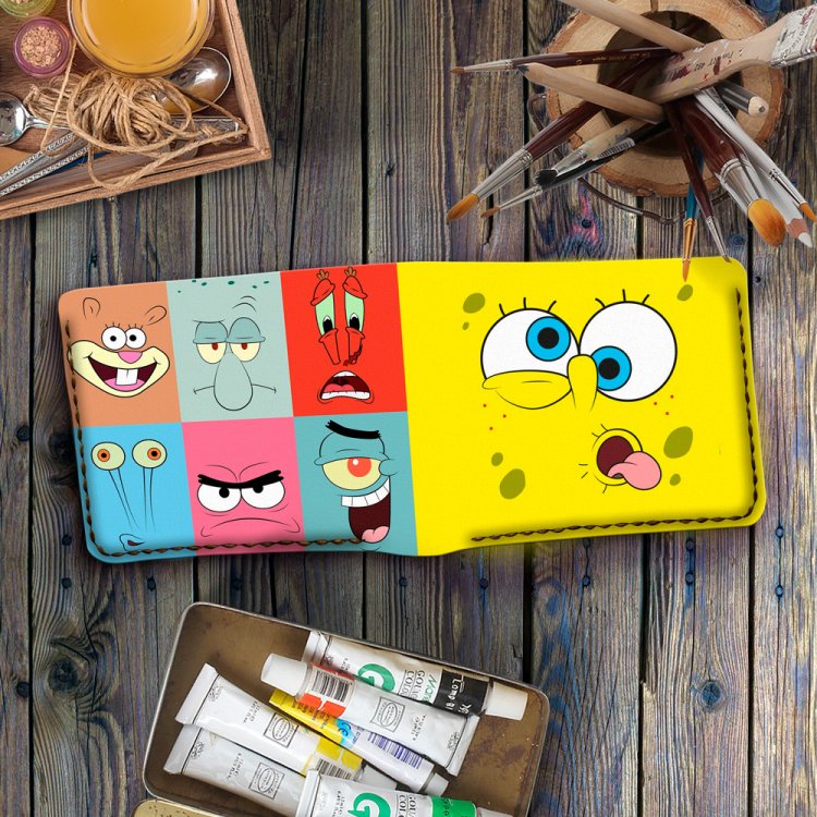 Кошелек SpongeBob SquarePants Custom [Handmade]