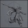 Фигурка Bolgra, the Dragonborn Enchantress (Unpainted)