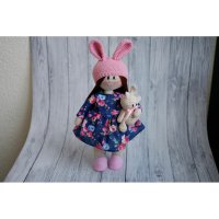 Мягкая игрушка Doll With Rabbit (30 см)