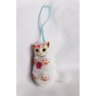 Мягкая игрушка White Cat With Rose (11 см)