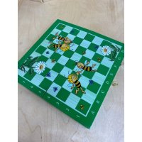 Обиходные Шахматы Maya The Bee (Green) [Handmade]