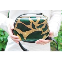 Кожаная женская сумка через плечо Elf's Gift