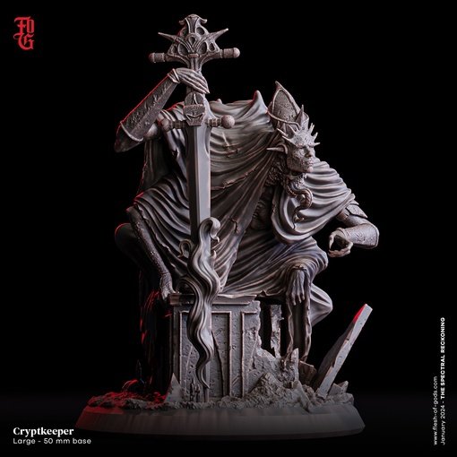 Фигурка The Keeper of the Crypt Is An Animated Marble Guardian (Unpainted)