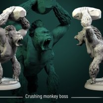 Фигурка Crushing Monkey Boss (Unpainted)
