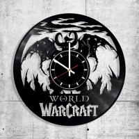 Часы настенные из винила World Of Warcraft [Handmade]