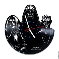Часы настенные из винила Star Wars - Syths [Handmade]