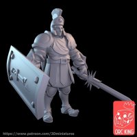 Фигурка Heavy knight in armor (Unpainted)