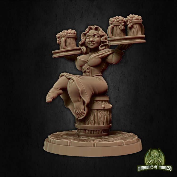 Фигурка Anga - dwarf innkeeper (Unpainted)