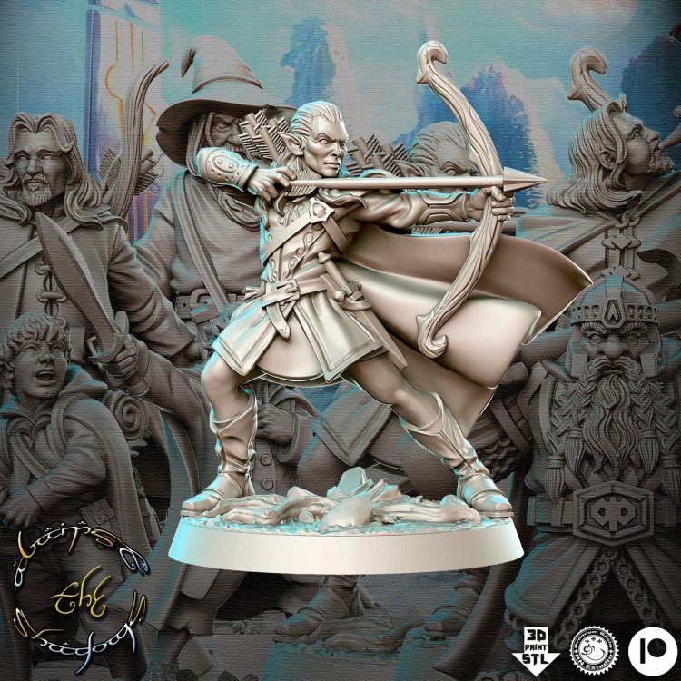 Фигурка The Lord of the Rings - Legolas (Unpainted)